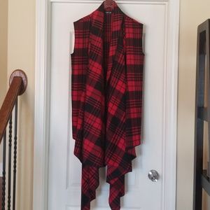 Long Sleeveless Kimono Cardigan